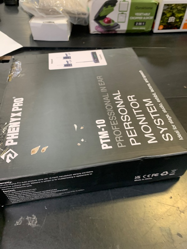 Photo 1 of Phenyx Pro Wireless in Ear Monitor System, True Stereo UHF IEM, in Ear Monitors for Musicians, Metal Stage Monitor w/ 89 Frequencies, Rack Mount, for Studio/Band (2 Bodypacks with Transmitter)