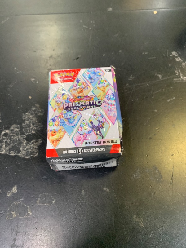 Photo 1 of OPENED PACKS, MISSING*************Pokemon TCG: Scarlet & Violet - Prismatic Evolutions Booster Bundle, 1 Set