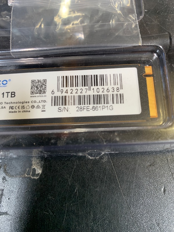 Photo 1 of ORICO 1TB M.2 2280 SATA SSD(Not PCIe NVMe), Internal M.2 SSD with B+M Key for Desktop/Laptop, SATA III 6Gbps NGFF Solid State Drive Low Power Consumption - Y20M