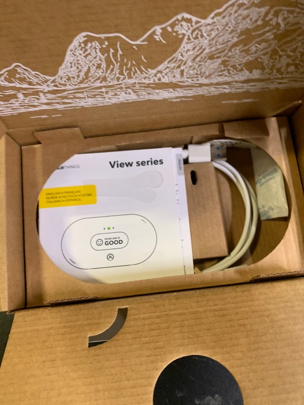 Photo 1 of Airthings 2960 View Plus - Battery Powered Radon & Air Quality Monitor (PM, CO2, VOC, Humidity, Temp, Pressure)
