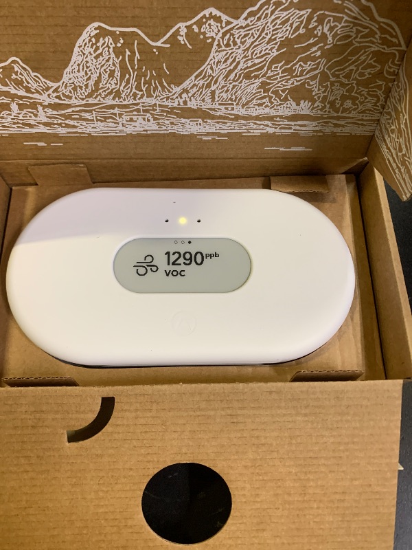 Photo 1 of Airthings 2960 View Plus - Battery Powered Radon & Air Quality Monitor (PM, CO2, VOC, Humidity, Temp, Pressure)