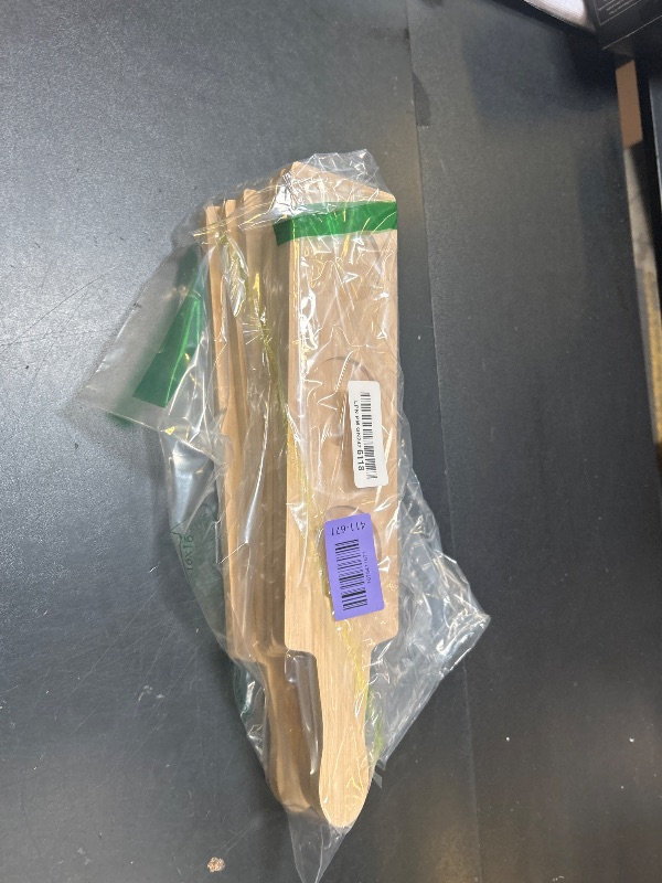 Photo 1 of 6 Pcs Flight Boards for Tasting, 2.17 Inch Dia Bamboo Beer Flight Board 3 Slots Flight Serving Paddles for Wine Whiskey Coffee Drink