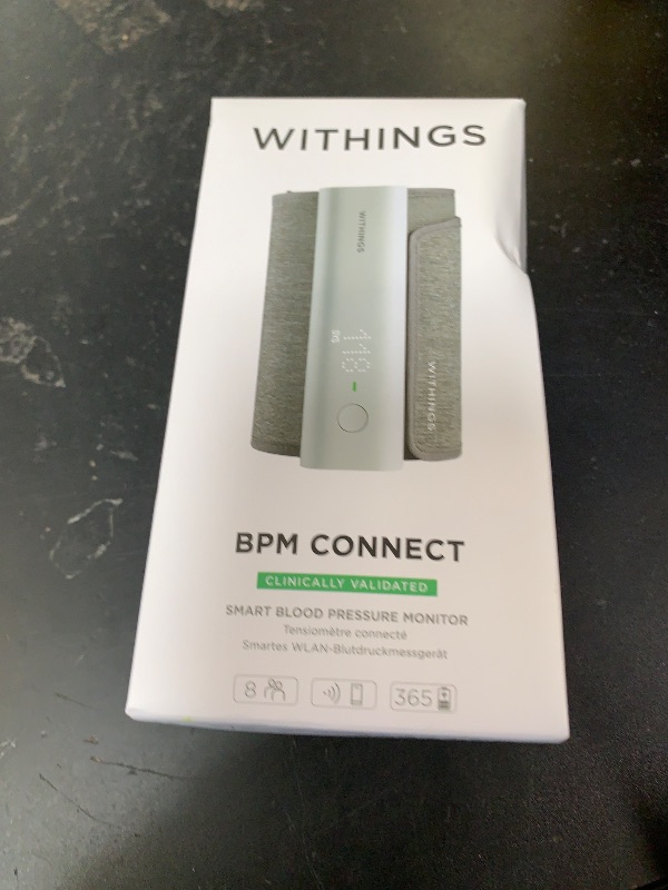 Photo 1 of Withings BPM Connect - Digital Blood Pressure Cuff & Heart Rate Monitor - Blood Pressure Machine Arm Cuff, FDA Cleared, FSA/HSA Eligible, IOS & Android