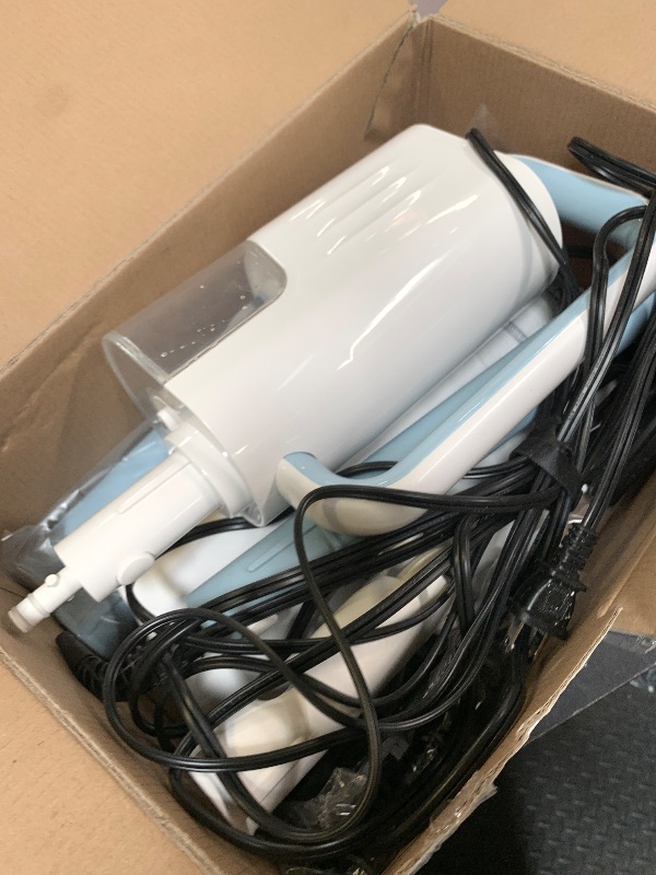 Photo 1 of Steam Cleaner, 6 in1 Rotated Steam Mop Cleaner with 2 Modes, 23FT Power Cable, Detachable Steam Mops for Floor, Laminate Floor, Tiles Cleaning (Azure)