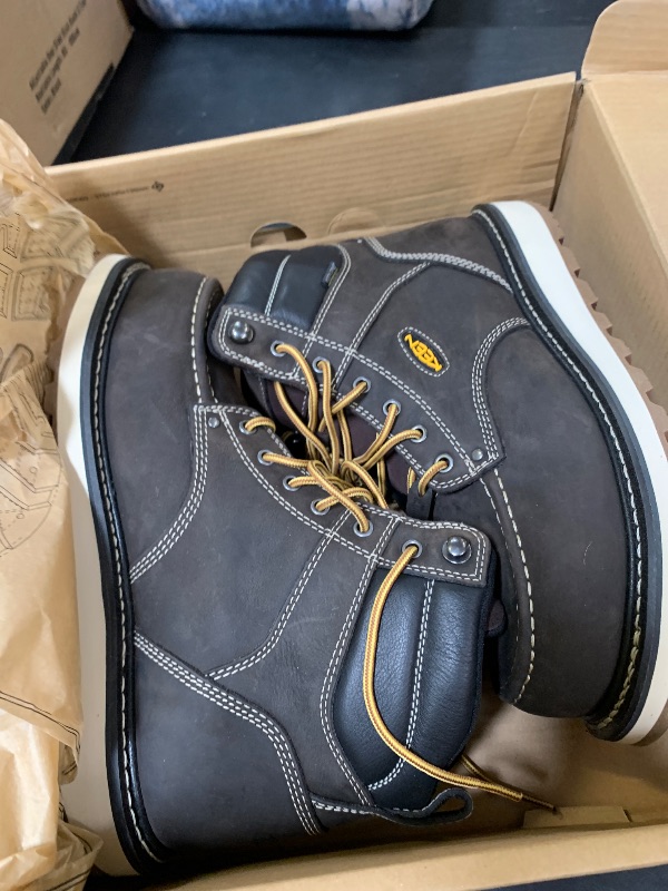 Photo 1 of KEEN Utility 6" Cincinnati WP Dark Chocolate/Sandshell 10.5 EE - Wide