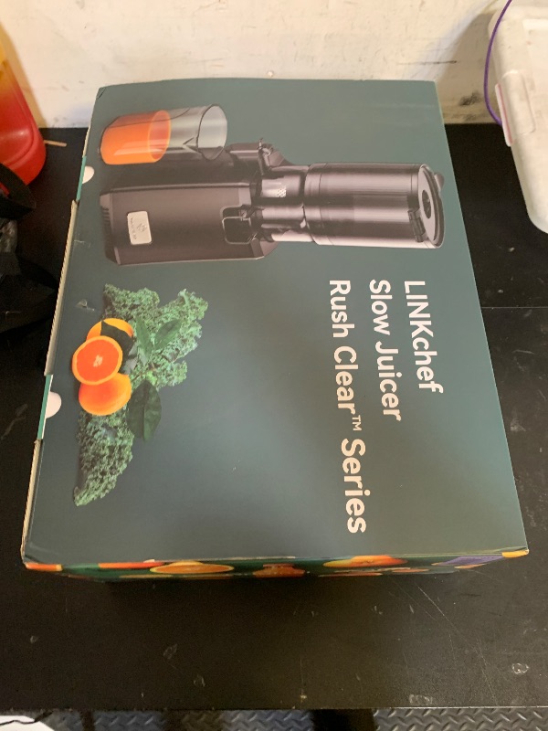 Photo 1 of LINKChef Cold Press Juicer – 250W Juicer Machines, 5.12" Large Feed Chute for Whole Fruits & Vegetables, 60oz Slow Juicer Family Size, Easy to Clean | BPA-Free | Juice Recipes