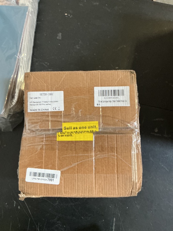 Photo 1 of 730 Ink Cartridges High-Capacity 300ml 6-Pack P2V68A P2V69A P2V70A P2V71A P2V72A P2V73A Replacement for HP 730 Ink Cartridge for DesignJet T1600 T1700 T2600 T1600dr T1700dr T2600d Printer Ink