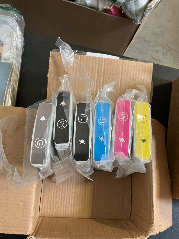 Photo 1 of 730 Ink Cartridges High-Capacity 300ml 6-Pack P2V68A P2V69A P2V70A P2V71A P2V72A P2V73A Replacement for HP 730 Ink Cartridge for DesignJet T1600 T1700 T2600 T1600dr T1700dr T2600d Printer Ink