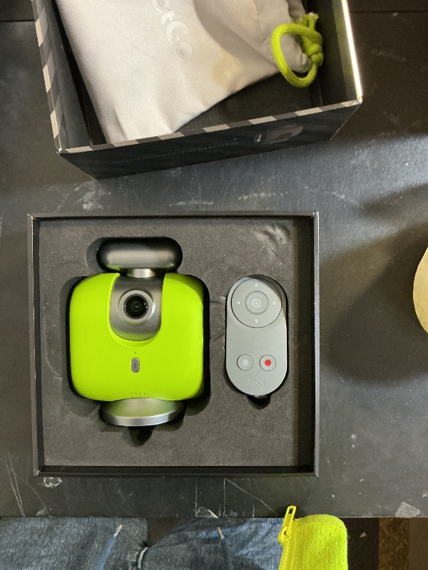 Photo 1 of XbotGo Chameleon AI Auto Sports Action Camera - 4K 60FPS Soccer Camera and Basketball Tracking Camera for Team Sports, Live Streaming, No Subscription, Works with iOS & Android (Lemon Green)