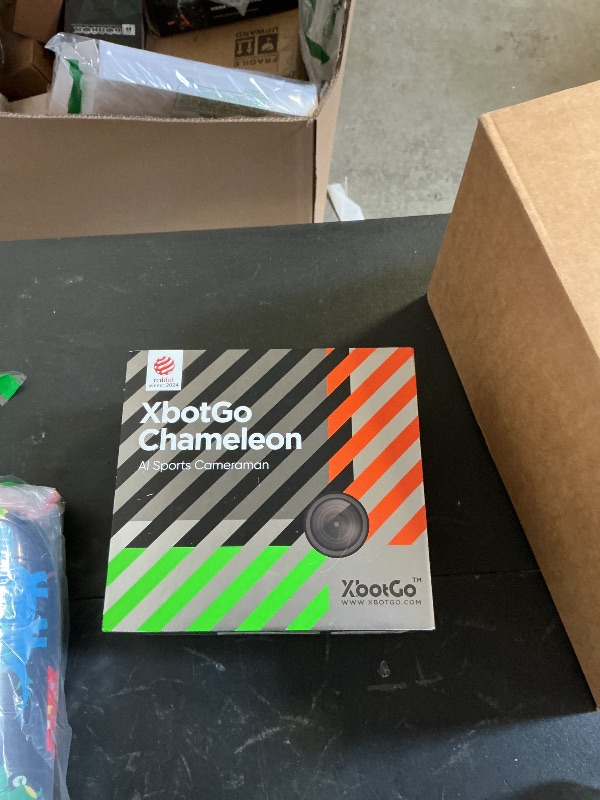 Photo 1 of XbotGo Chameleon AI Auto Sports Action Camera - 4K 60FPS Soccer Camera and Basketball Tracking Camera for Team Sports, Live Streaming, No Subscription, Works with iOS & Android (Lemon Green)