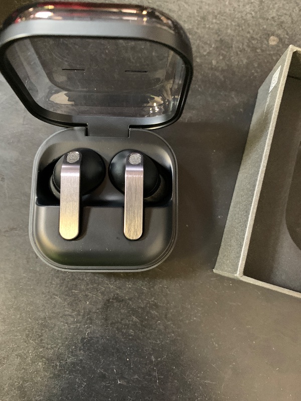 Photo 1 of Samsung Galaxy Buds 4 Pro (2026) AI True Wireless Bluetooth Earbuds, Hi-Res Audio, 2-Way Speaker, ANC 2.0, Optimized Comfort, IP57, Live Translation, Black [US Version, 2 Yr Warranty]