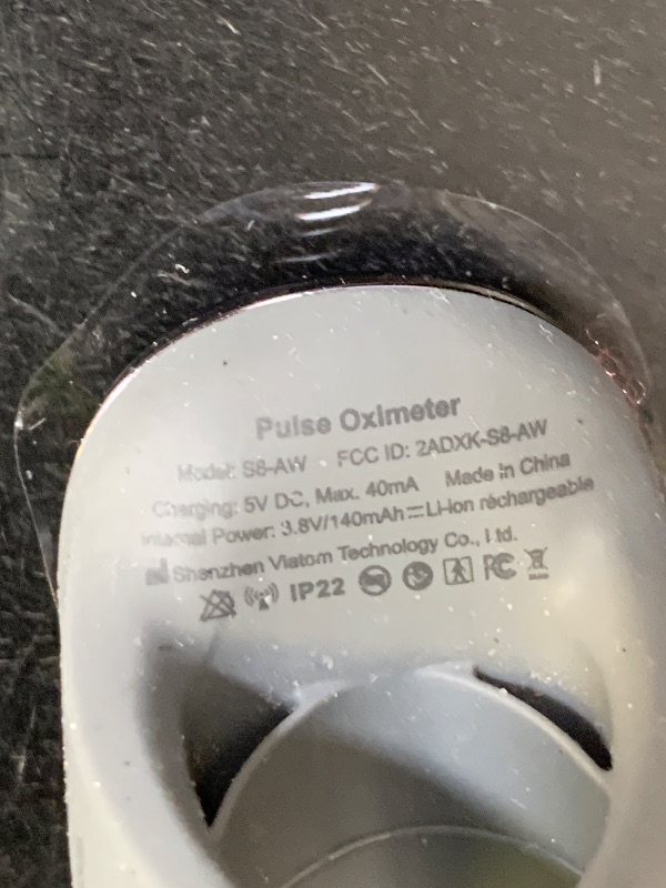 Photo 1 of Wellue O2Ring-S Oxygen Monitor with Vibration Reminder, Bluetooth Pulse Oximeter Tracks SPO2 and Pulse Rate, 24 hrs Battery Life, 4*10 Hours Built-in Memory, Rechargeable Pulse Ox with Free PC & APP