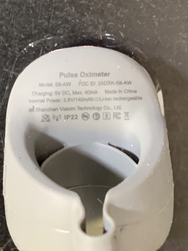 Photo 1 of Wellue O2Ring-S Oxygen Monitor with Vibration Reminder, Bluetooth Pulse Oximeter Tracks SPO2 and Pulse Rate, 24 hrs Battery Life, 4*10 Hours Built-in Memory, Rechargeable Pulse Ox with Free PC & APP