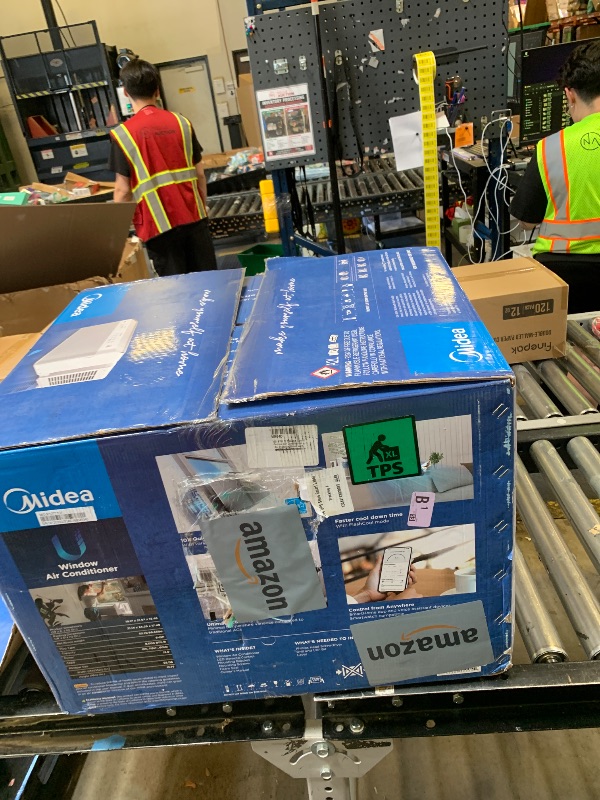 Photo 1 of Midea 8,000 BTU U Shaped Smart Inverter Window Air Conditioner - Cools 350 Sq Ft, Ultra Quiet with Open Window Operation - Alexa/Google Assistant Compatible, 37% Energy Savings, Remote (2026 Edition)