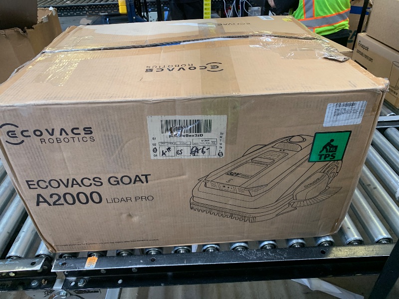 Photo 1 of ECOVACS Goat A2000 LiDAR PRO Robotic Lawn Mower for Up to 1/2 Acre, Wire-Free with Dual-LiDAR Auto Mapping, Built-in TruEdge Edge Trimmer, AIVI 3D Obstacle Avoidance, Smart App Control