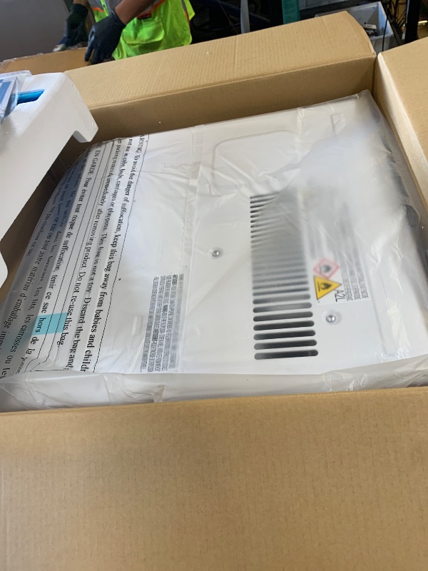 Photo 1 of Midea 8,000 BTU Smart Inverter Air Conditioner Window Unit with Heat and Dehumidifier – Cools up to 350 Sq. Ft., Energy Star Rated, Quiet Operation, Electronic Controls, Remote Control, White