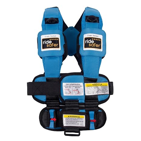 Photo 1 of RideSafer Gen 5 - Blue, Lightweight, Compact, Portable Car Seat, 2+ Years; 26.5–40 lb - Perfect for Travel and Everyday Child Safety