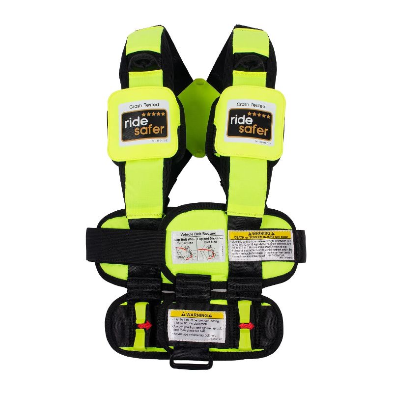 Photo 1 of RideSafer Gen 5 - Yellow, Lightweight, Compact, Portable Car Seat, 2+ Years; 26.5–40 lb - Perfect for Travel and Everyday Child Safety

