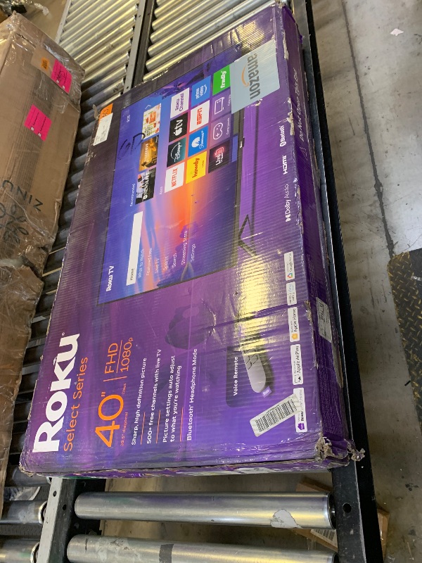 Photo 1 of Roku Smart TV 2026 – 40-Inch Select Series, 1080p Full HD TV – Roku TV with Voice Remote – Flat Screen LED Television with Wi-Fi for Streaming Live Local News Sports & Movies, Bluetooth Headphone Mode