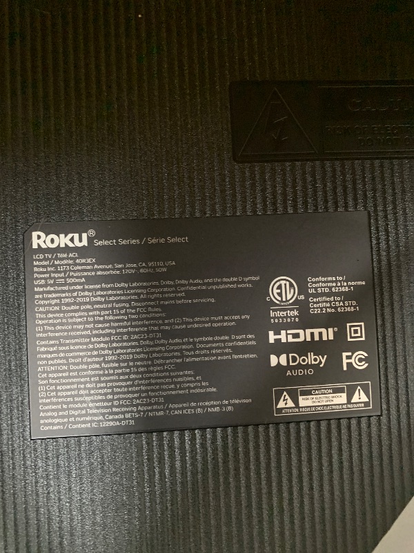 Photo 1 of Roku Smart TV 2026 – 40-Inch Select Series, 1080p Full HD TV – Roku TV with Voice Remote – Flat Screen LED Television with Wi-Fi for Streaming Live Local News Sports & Movies, Bluetooth Headphone Mode