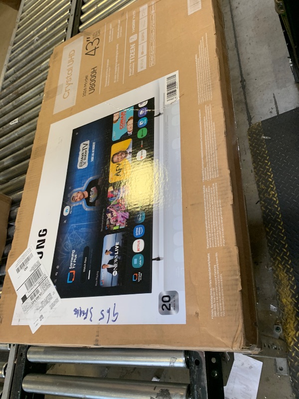 Photo 1 of Samsung 43-Inch Class Crystal UHD U8000H Series Samsung Vision AI Smart TV (2026 Model, 43U8000H) Crystal Processor 4K, Endless Free Content, Motion Xcelerator, Color Booster, Alexa Built-in