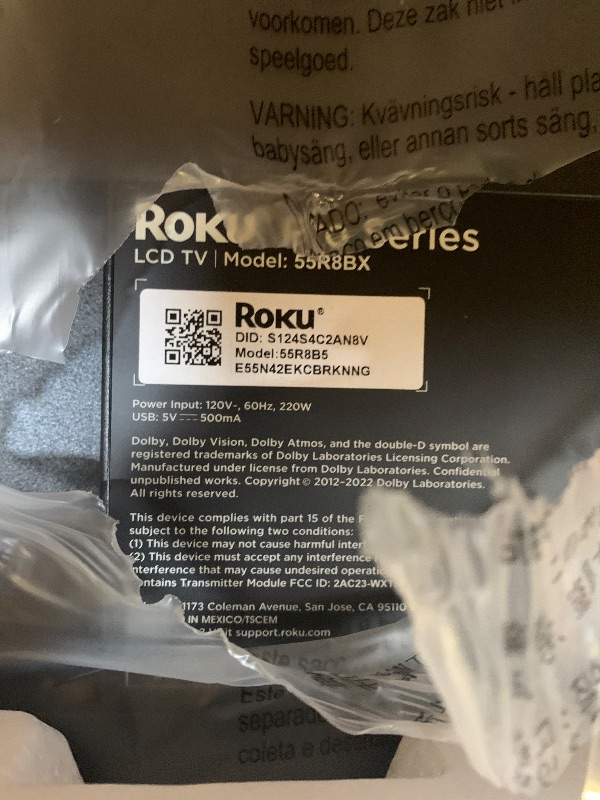 Photo 1 of Roku Smart TV 2026 – 75-Inch Select Series, 4K QLED TV – Roku TV with Voice Remote – Flat Screen QLED Television with Wi-Fi for Streaming Live Local News, Sports, & Movies – Bluetooth Headphone Mode (factory sealed) 