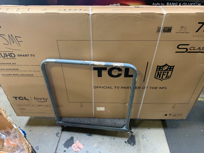 Photo 1 of TCL 75-Inch Class S5 UHD 4K LED Smart TV with Fire TV (75S551F, 2024 Model), Dolby Vision and Atmos, HDR PRO+, Alexa Built-in with Voice Remote, Apple AirPlay 2 Compatibility, Streaming Television (factory sealed) 