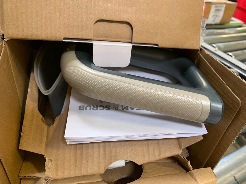 Photo 1 of Shark S7001 Mop, Scrub & Sanitize at The Same Time, Designed for Hard Floors, with 4 Dirt Grip Soft Scrub Washable Pads, 3 Steam Modes & LED Headlights, Gold