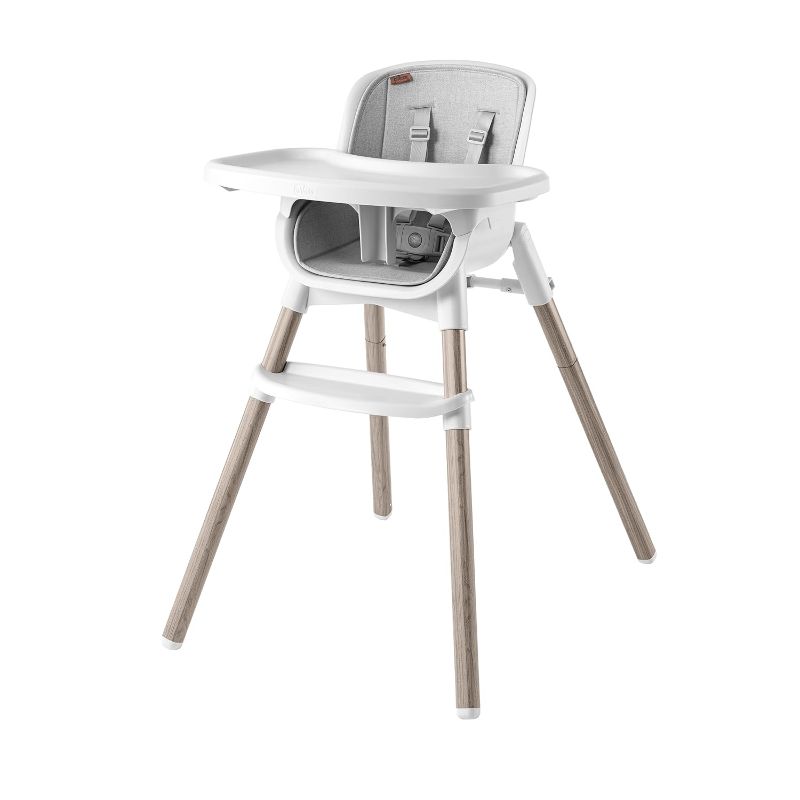 Photo 1 of Chicco Zest LE 4-in-1 Folding High Chair, Feeding Chair, Toddler Chair and Youth Stool, Multi-Use Easy Clean High Chair, Crema/White