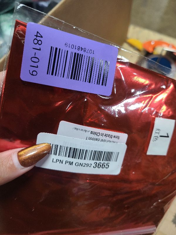 Photo 1 of 1 Balloon - Red Birthday Number Balloons, 40 Inch Large Foil Balloons for Men Women Boys Girls Red Themed Birthday Decorations
