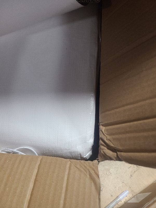 Photo 1 of 10x20FT Carport Canopy Replacement Cover Heavy Duty Waterproof & UV Protected, All Weather Car Shade Canopy with Ball Bungees (White, 10'x20', Frame is not Included)