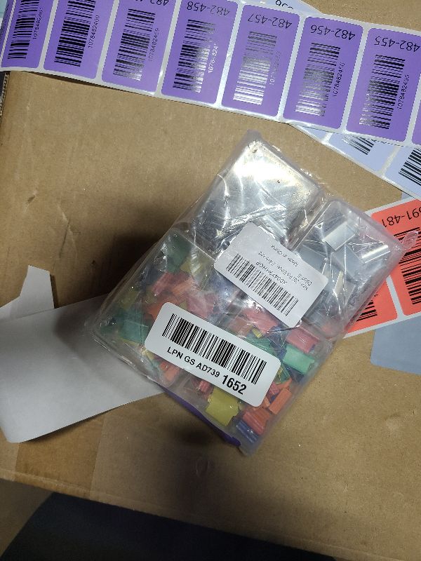 Photo 1 of 200 Pcs Binder Clips,Reusable Metal Refill Clips,Work with Handheld Paper Clam Clip Dispensers,40 Sheet Capacity for Home Food Packaging,Office School Documents Supplies (Silver and Colorful)