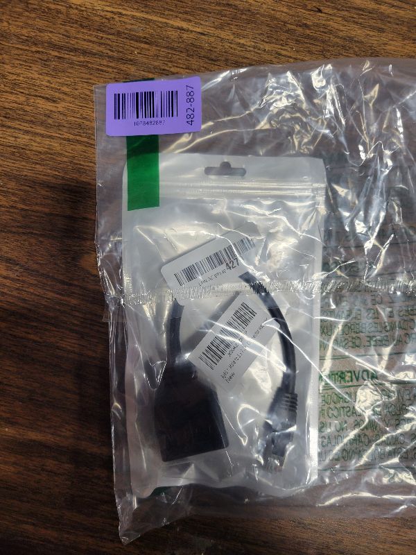 Photo 1 of 1STCHAMP RJ45 1 Male to 2 x Female LAN Splitter Network Adapter Cable Suitable Super Cat5, Ethernet Splitter Cable Suitable Super Cat5e, Cat6, Cat7 Cat 8 LAN Ethernet Socket Connector Adapter
