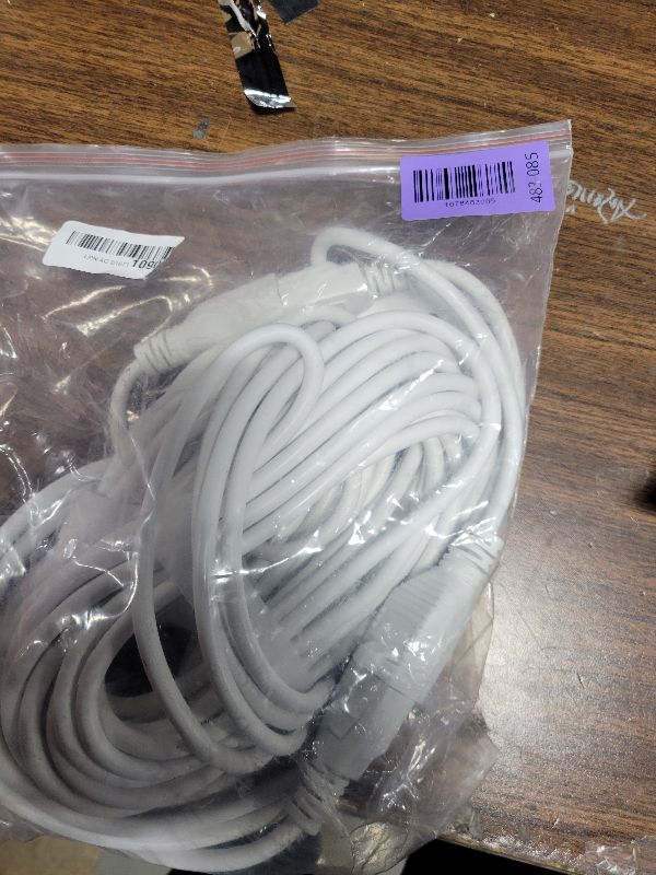 Photo 1 of 16/3 Indoor Extension Cord 25 FT 2 Pack, White Extension Cord Flexible & Durable, 3 Prong Power Cable, Suitable for Home and Office, 13 Amp 1625 Watt 125VAC 16AWG, ETL Listed