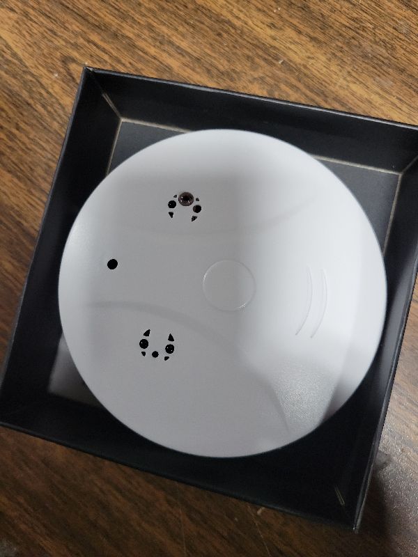 Photo 1 of 1080P HD Wireless Camera Smoke Detector for Home Security with App Control & Motion Detection,WiFi Indoor Security Camera with Night Vision & Loop Recording for Office,Garage,Shop,Pet
