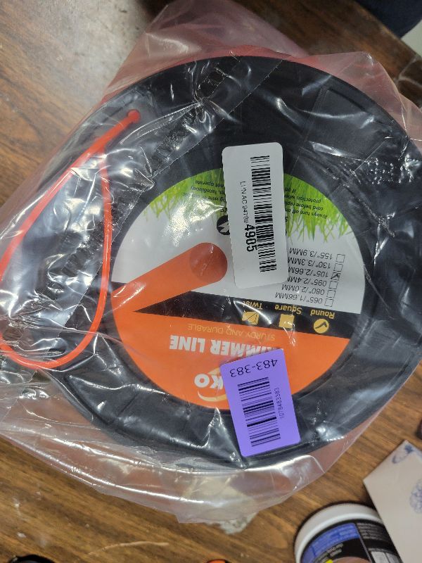 Photo 1 of 105 Trimmer Line, Weed Eater String 105, Weed Wacker String 105, String Trimmer Line .105, Round Weed Eater Line .105 Inch-1038Ft-5Lb, Heavy Duty Weed Wacker Line 105 Fits Most String Trimmers(Round)