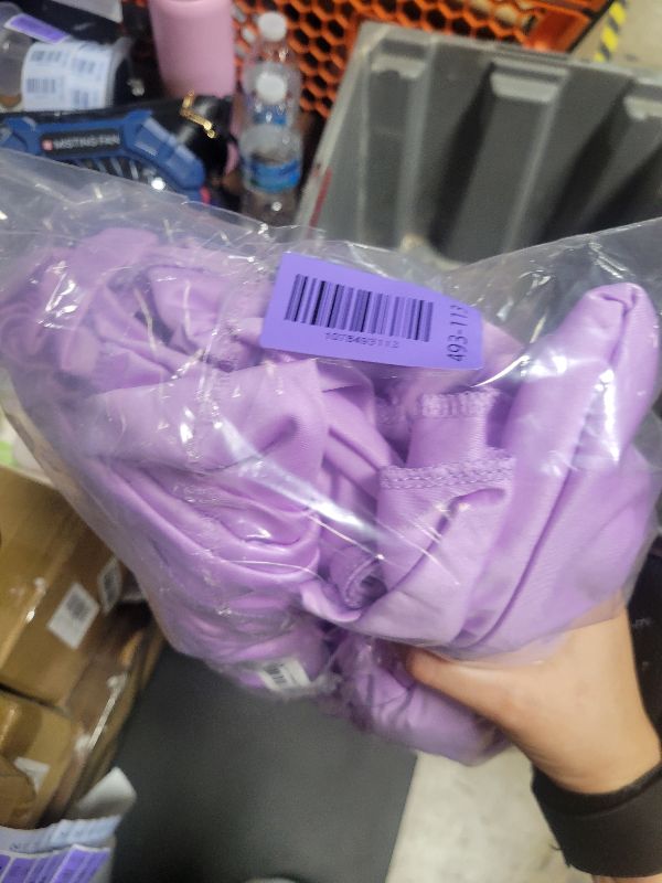 Photo 1 of 10ft x 10ft Lavender Backdrop Curtain for Parties Wedding Light Purple Wrinkle Free Backdrop Drapes Panels for Baby Shower Birthday Party Photo Photography Polyester Fabric Background Decoration