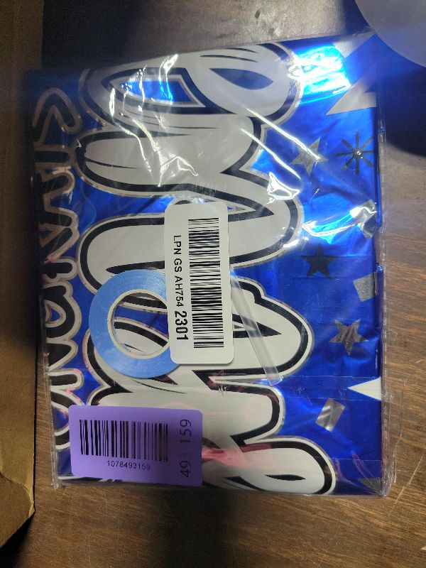 Photo 1 of 12Pcs Congrats Grad Balloons - 18Inch Blue Star Balloons for Graduation Decorations Class of 2026 - Congratulations Grad Balloons for Congrats Grad Decorations - Graduation Party Decorations