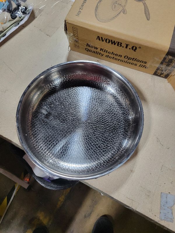 Photo 1 of
Sponsored
Visit the Store, Plateful
Plateful
Visit the Store
3.5
3.5 out of 5 stars
(530)
Plateful Titanium Pan For Cooking 12" - Pure, No Coating Non-Stick Titanium Cookware, Frying Pans, Hammered Pan, Safe For Oven, Induction & Cooktops Up To 750°F, I