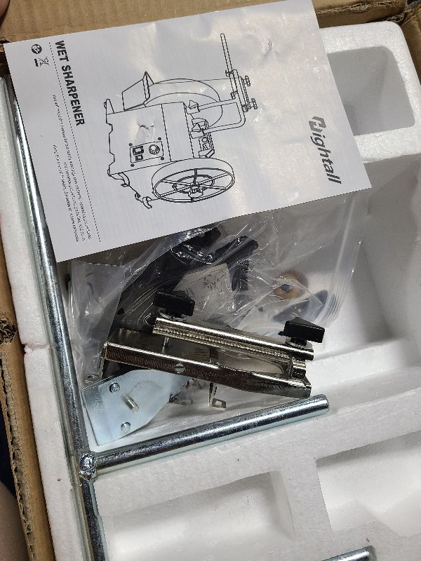 Photo 1 of 10-Inch Knife Sharpening System,Variable Speed Wet Bench Grinder for Knife, Chisel, Knife, Axe