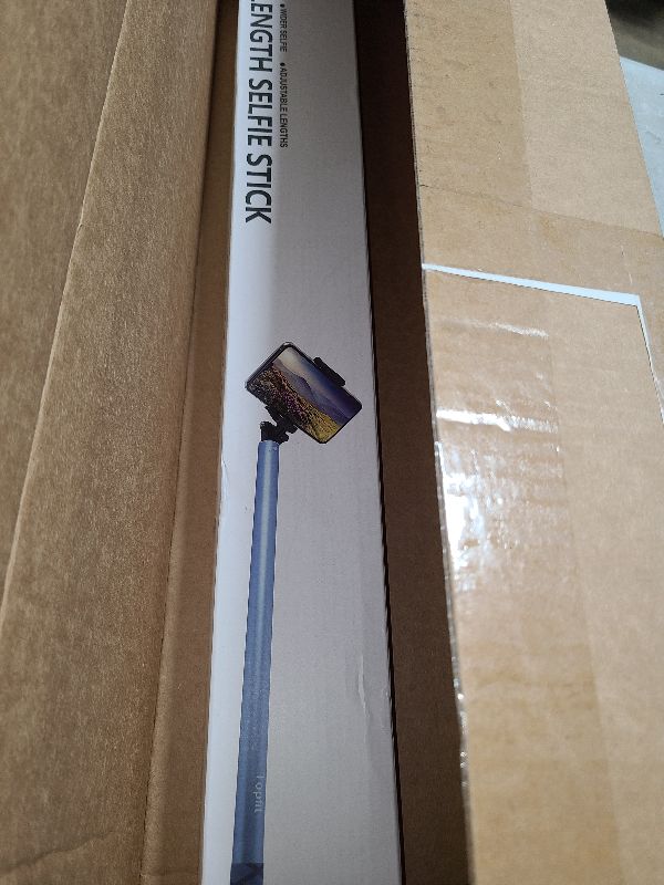 Photo 1 of 118'' 9.8ft Long Selfie Stick for iPhone, Android, Extended Super Long Pole, Selfie Stick Tripod with Remote, for Selfies/Video Recording, Includes Phone Tripod, Bluetooth Wireless Remote (20 to 118")