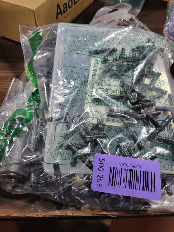 Photo 1 of 200Pcs Drip Irrigation Connectors, HOINCO Drip Irrigation Barbed Connectors Fit for 1/4-Inch Tubing, Irrigation Straight-Through Joints, Garden Lawn Water Hose Connectors for Drip or Sprinkler Systems