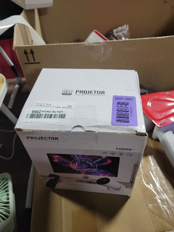 Photo 1 of ?Electric Focus?Mini Projector, Support 4K 1080P, 210 ANSI Portable Projector with WiFi and Bluetooth, Auto Keystone Correction Video Projector, Compatible with Smartphone,TV Stick,Laptop
