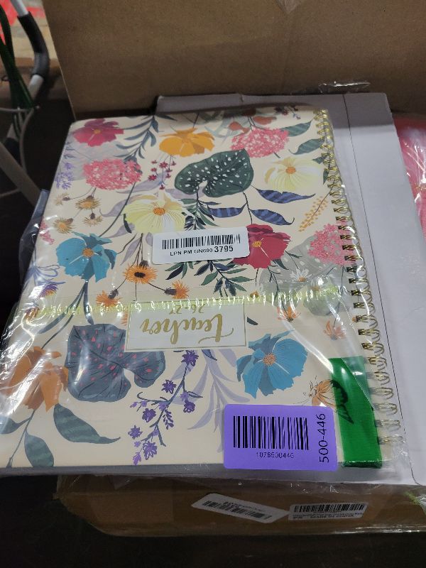 View 2 of 2026-2027 Teacher Planner, JUL 2026 - JUN 2027, Lesson Planner 2026-2027, 8.5" x 11", Colorful Monthly Tabs, Spiral Bound