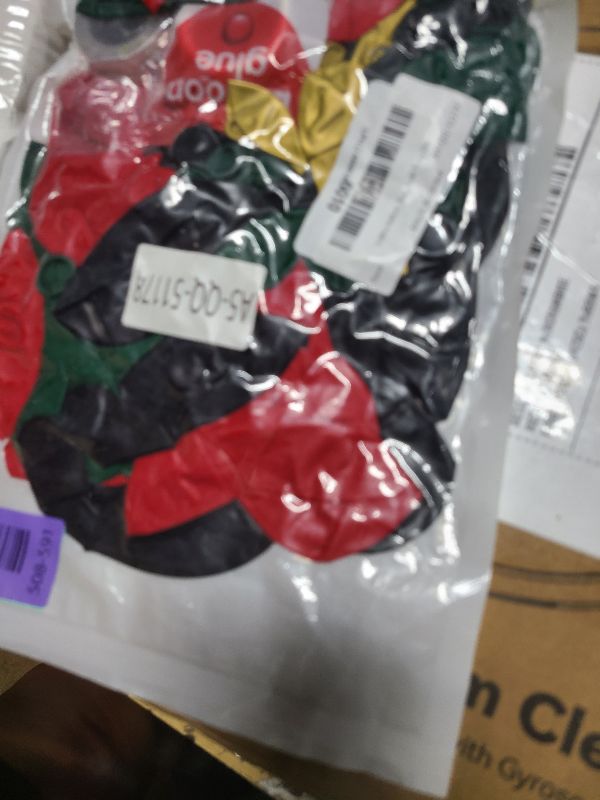 Photo 1 of 126Pcs Balloon Garland Kit Red Green Black, Different Sizes Red Black Dark Green Balloon Arch Kit Metallic Gold Balloons, Red Black Green Latex Balloons for Birthday Christmas New Year Party Decor