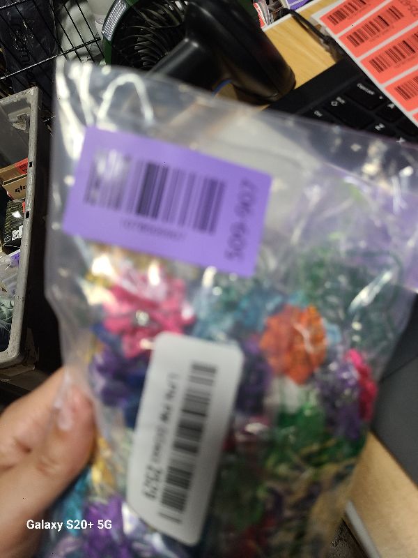 Photo 1 of 150 Pieces Satin Ribbon Flowers Small Flowers for Crafts 1.2 Inch Mini Fabric Flowers Multicolor Daisy Flowers with Rhinestones Satin Ribbon Bows for Ornament Appliques DIY Wedding (Multiple Color)