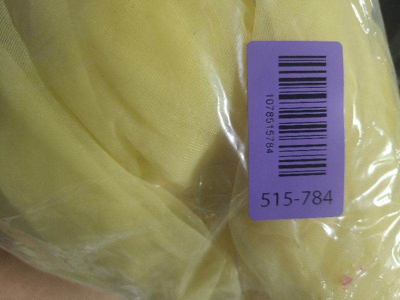 Photo 1 of 10×8ft Yellow Tulle Curtain Backdrop with Lights String for Parites, Sheer Backdrop Curtain Drapes for Wedding Photo Baby Shower Photography Birthday Party