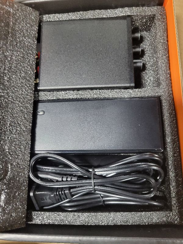 Photo 1 of Fosi Audio BL20A 200W Bluetooth 5.0 Home Audio Stereo Amplifier Hi-Fi Mini Class D Integrated Amp with U-Disk/3.5MM AUX/RCA Input and Remote Control for Home Passive Theater Speaker with Power Supply