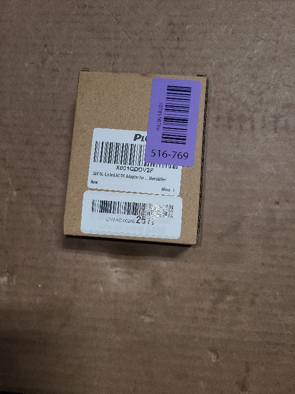 Photo 1 of 24V 0.5A 0.65A AC DC Switching Power Supply Adapter for 100ml 200ml 300ml 400ml 500mL Essential Oil Diffusers and Aroma Diffuser Humidifier EK1858, 6 Ft Long Power Cord UL Listed White