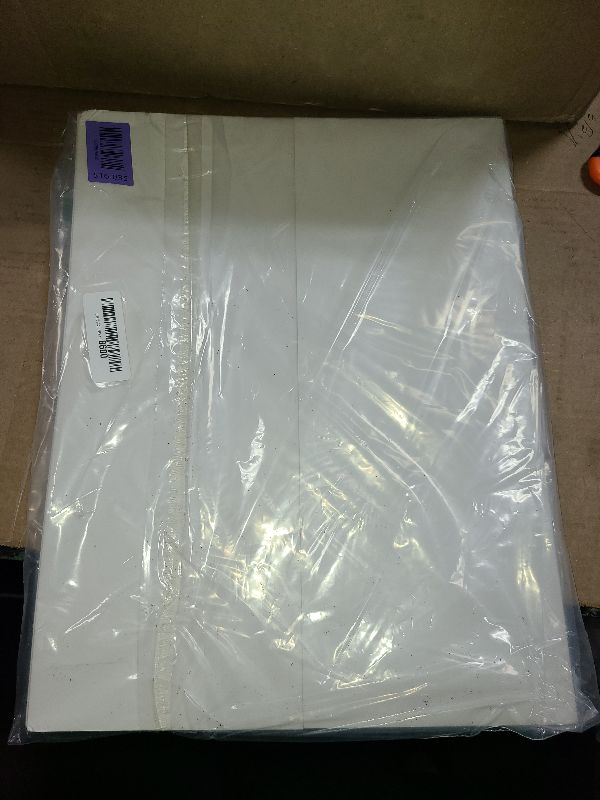 Photo 1 of 2 Pack Small Trifold Poster Board 26" x 17", White Corrugated Project Boards for Science Fairs, School Projects and Event Displays